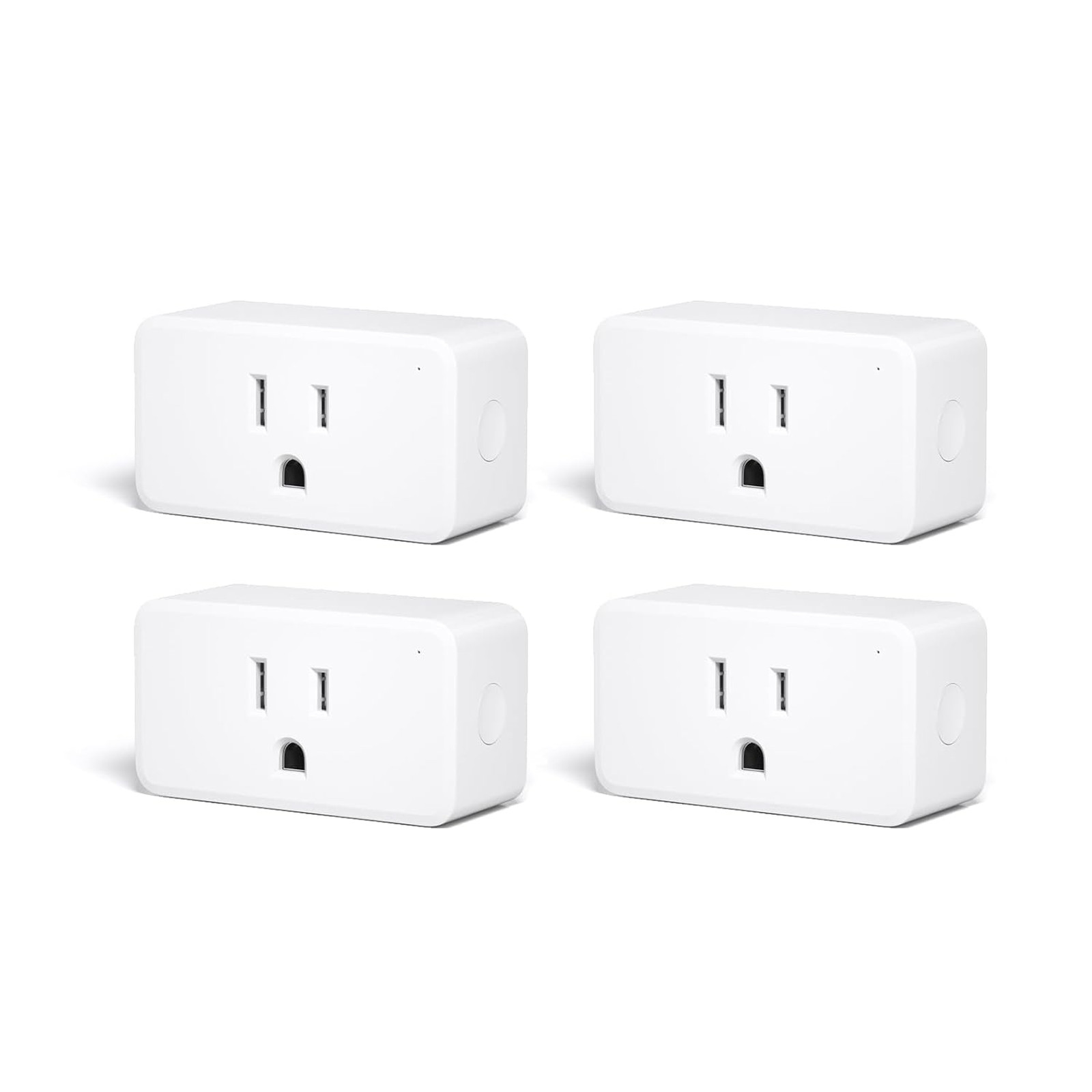 Smart Plug Gen3 4 Pack, Precise Power Meter, 15A Outlets, Zigbee Repeater