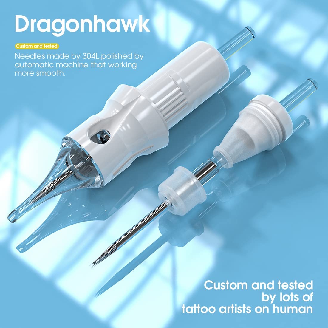 Dragonhawk Tattoo Kit Wireless Beginner Gun Machine Atom M1-Wireless