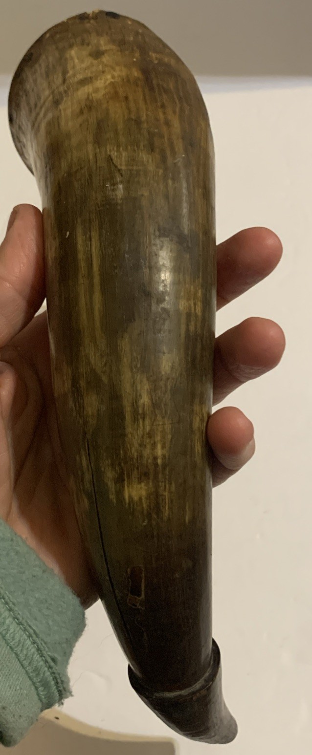 Antique Powder Horn for Muzzleloader