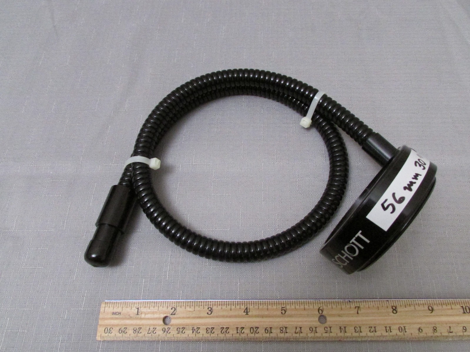 Schott A22040 Fiber Optic Ring Light 30-Inch Cable 56mm Inner Diameter NOS