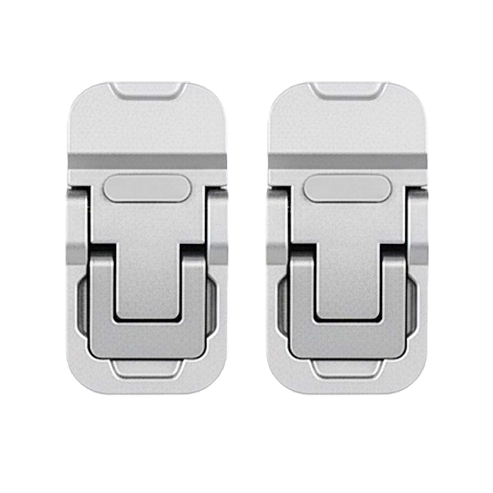 2 PCS White Portable Keyboard Riser Dual Tilt Angle Adjustment Stand Desk
