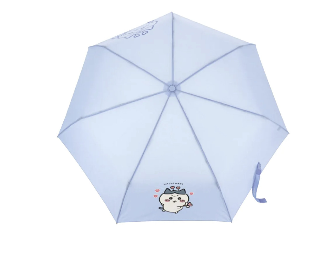 Chiikawa Cute Character Automatic Foldable Rain Umbrella Auto Open Compact