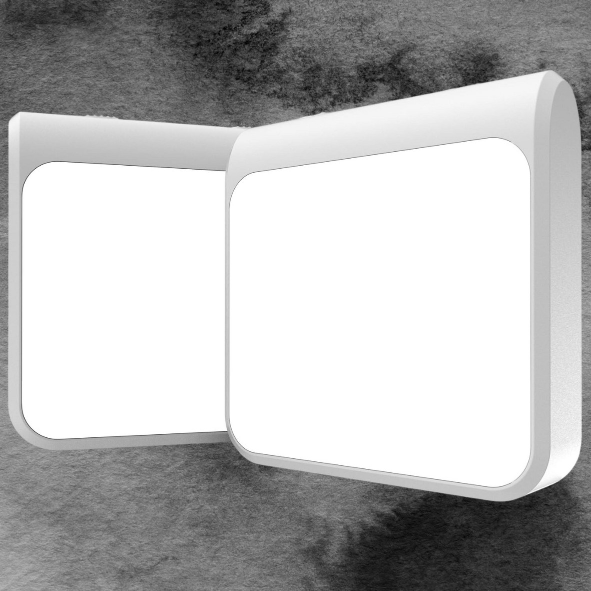 2-Pack Plug-in LED Night Light, Auto Dusk to Dawn Sensor, Adjustable Brightness