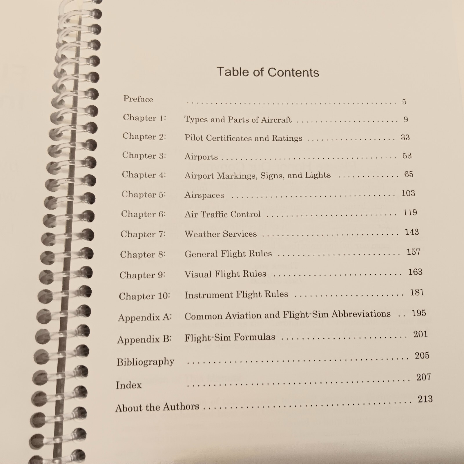 Flight-Sim Pilots Information Manual 2009 Bill Stack for Home Flight Simulators