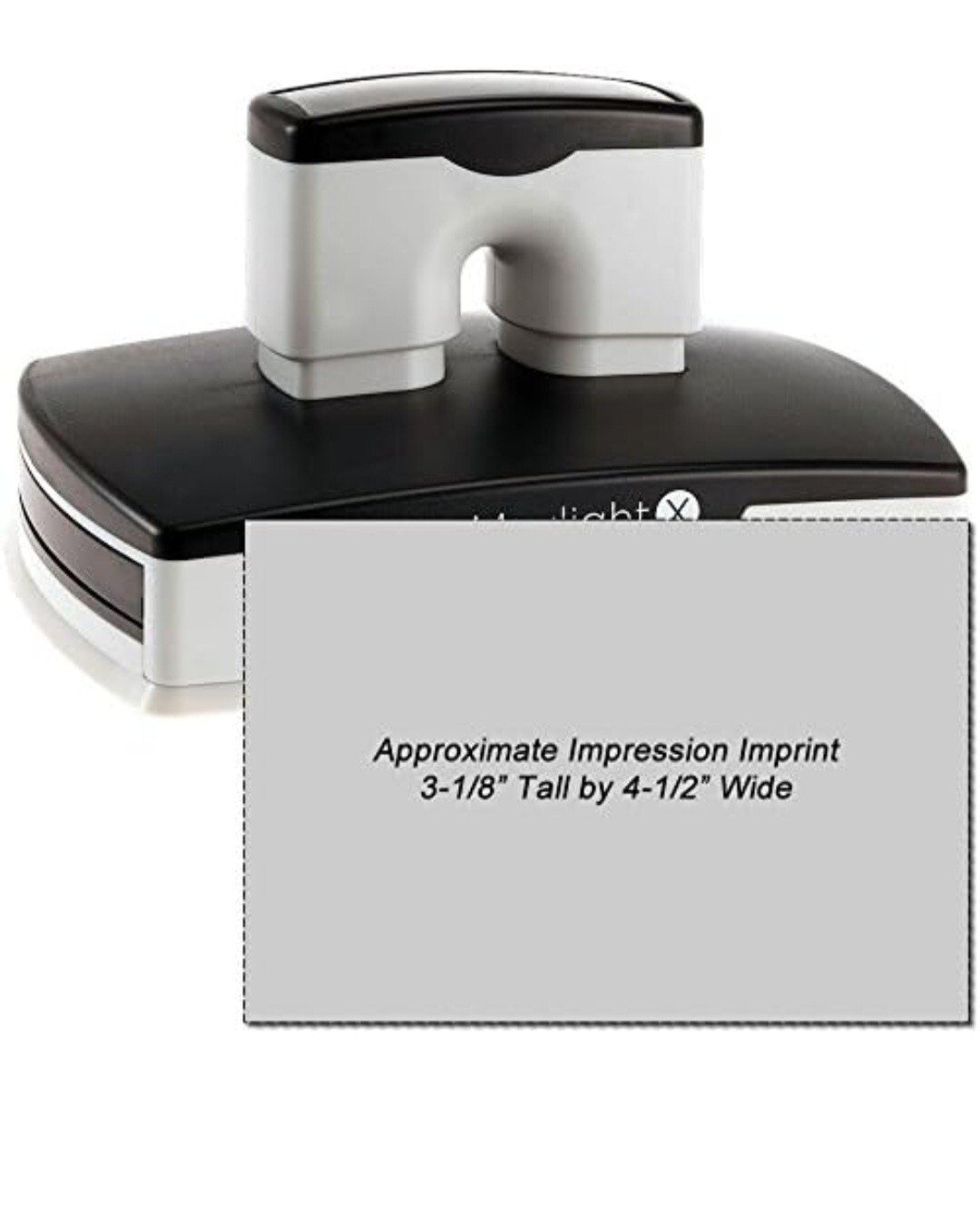 MaxLight X39 Pre-Inked Stamp 3-1/8" x 4-1/2" Fast Shipping (B2)