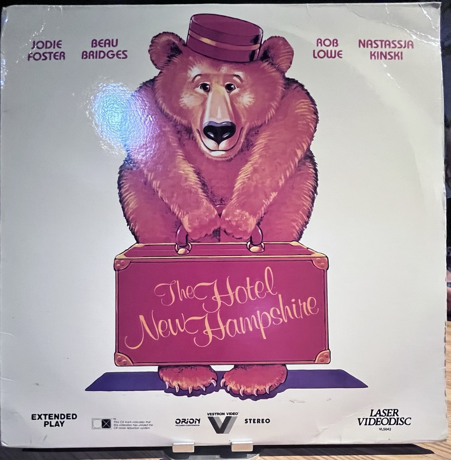 The Hotel New Hampshire    Laser Videodisc
