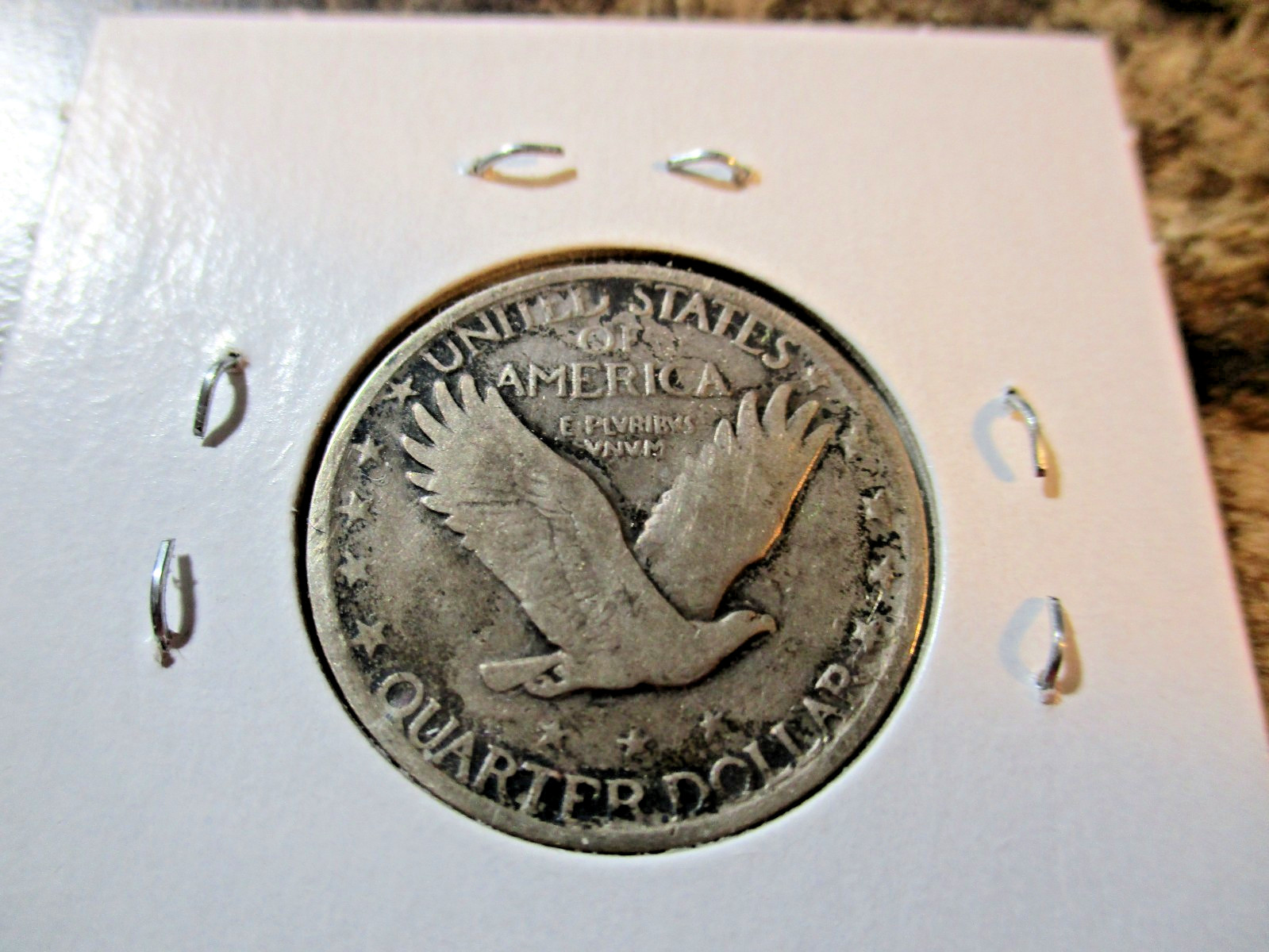 1923 STANDING LIBERTY SILVER QUARTER WEAK STRIKE MB