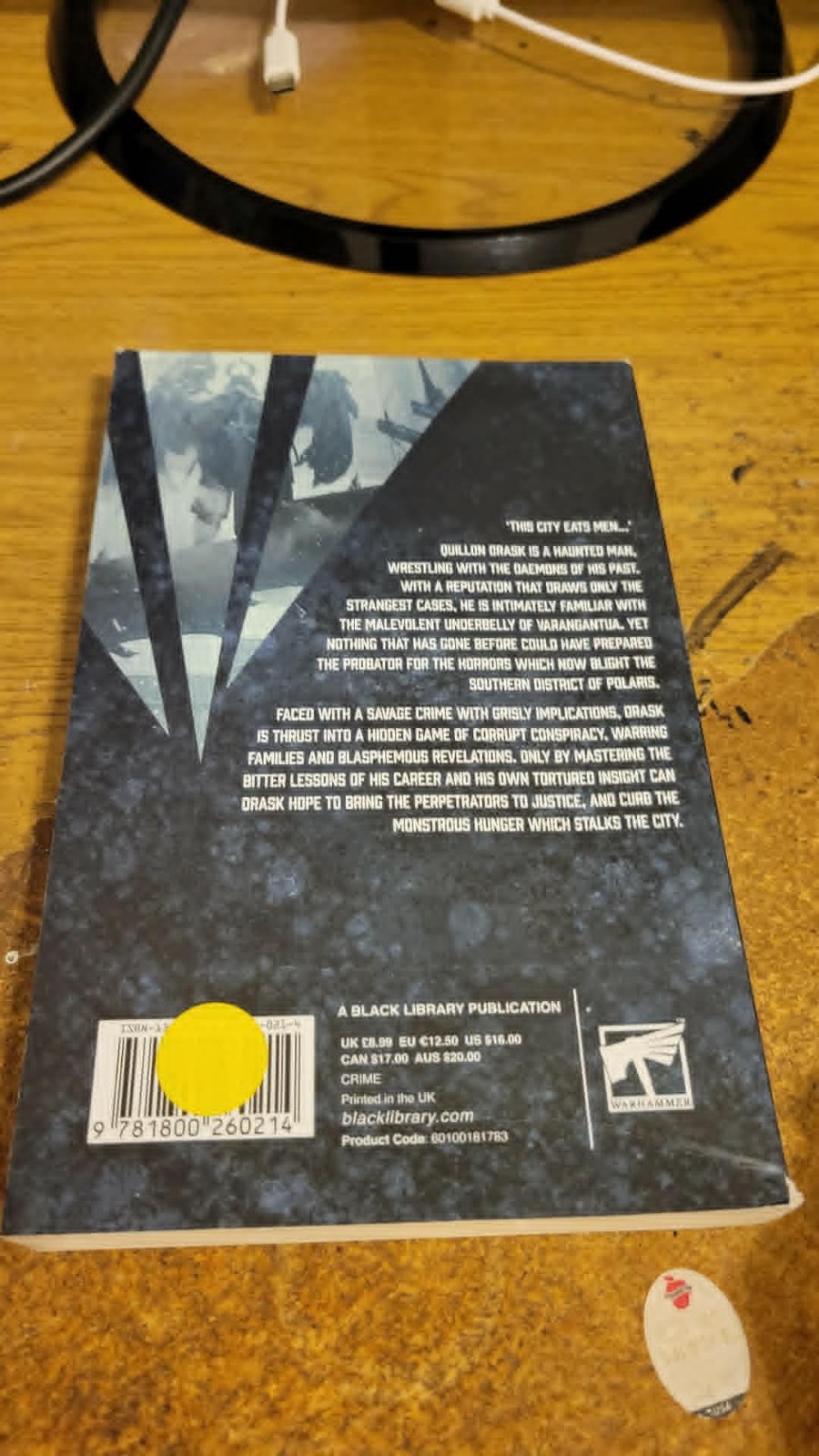 Warhammer Black Library Grim Repast A Quillon Drask Novel Marc Collins