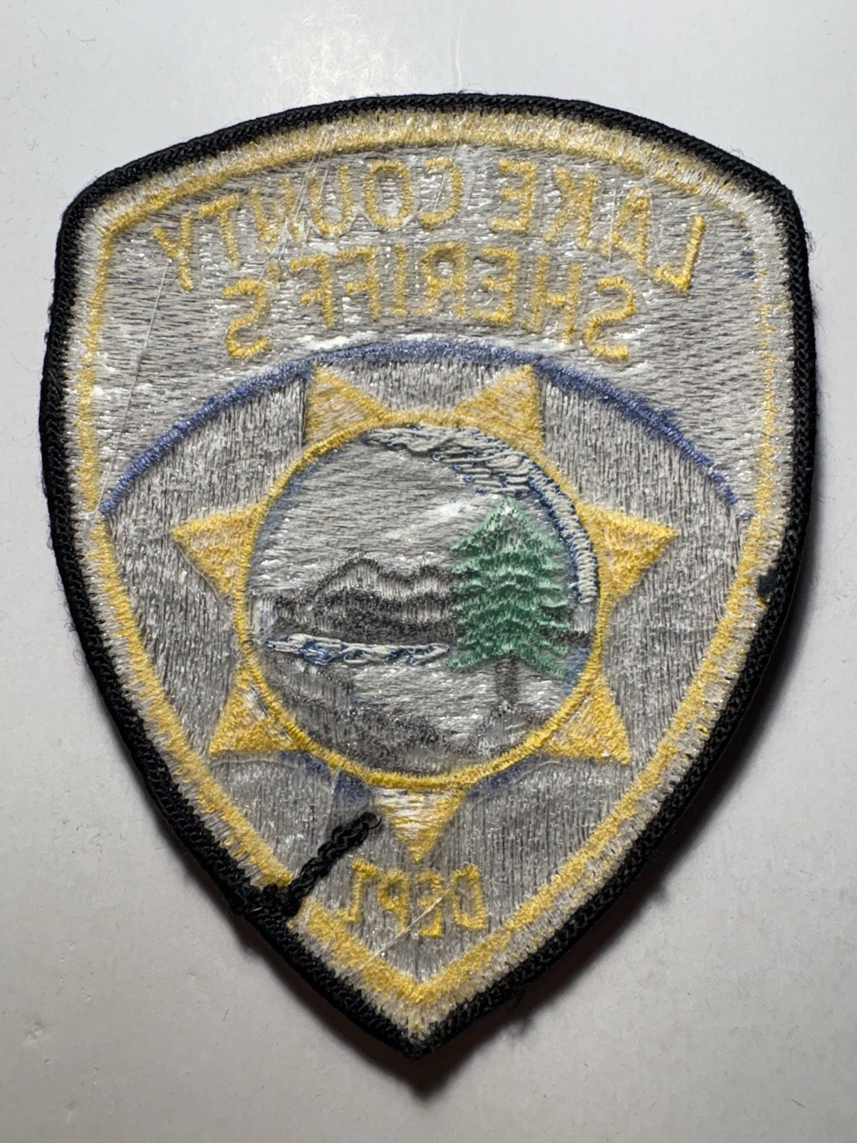 Lake County California Sheriff Patch