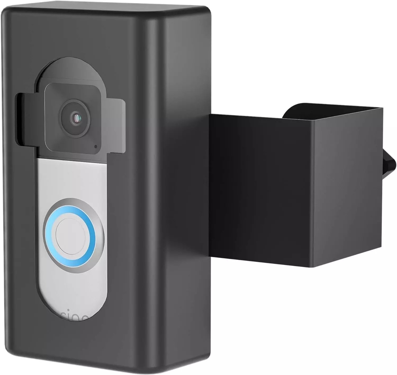 Anti Theft Doorbell Door Mount for Ring - No Drill Adjustable Door Camera Holder