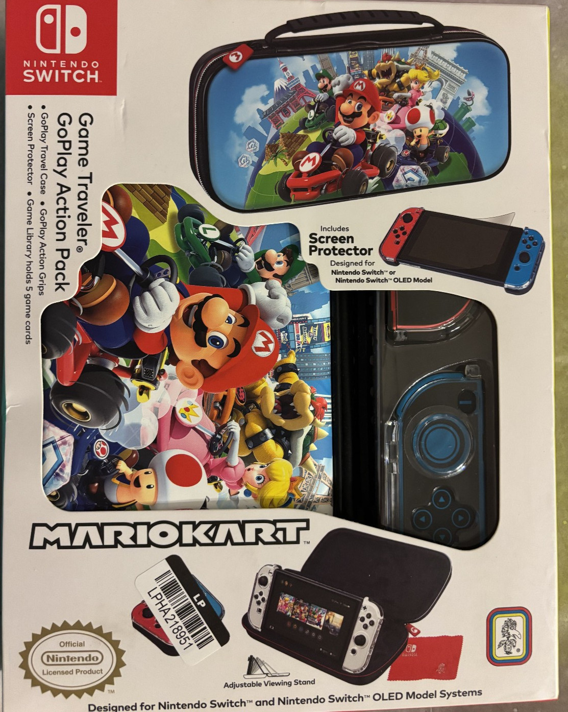 Nintendo Switch Game Traveler GoPlay Mario Kart Action Pack