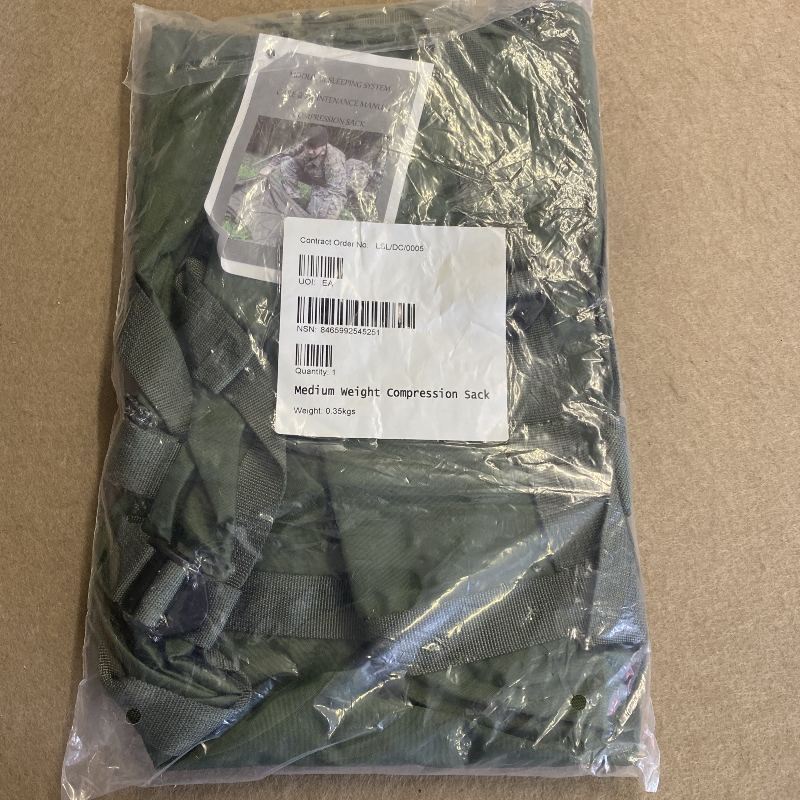 Sleeping Bag Compression Sack For Modular System Medium Weight NEW British Army