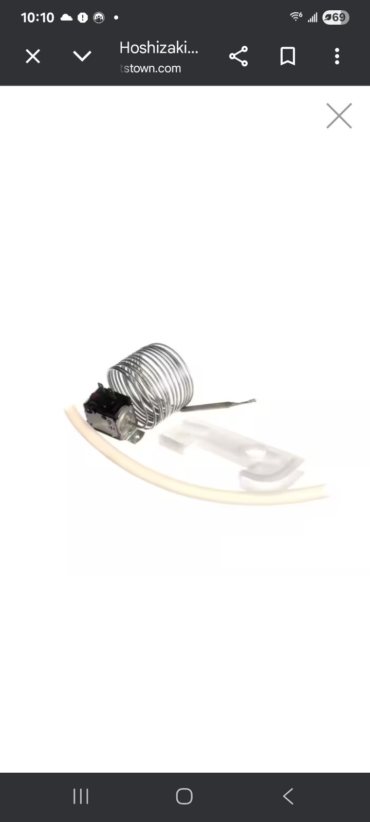 Hoshizaki SP-5677 Thermostat & Bulb Holder Kit, Bin Level Control