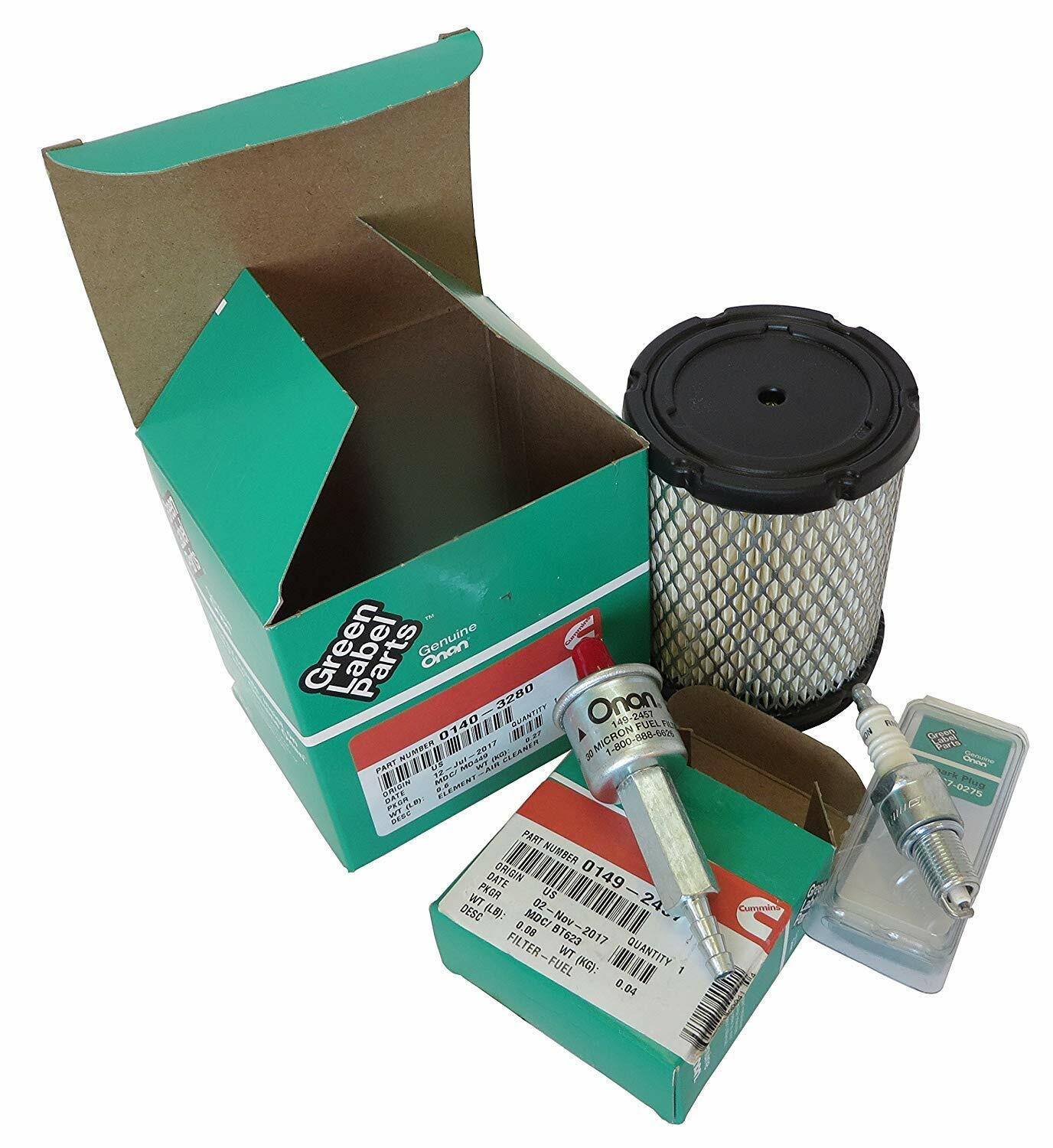 Cummins Onan A050E991, OEM Generator Tune Up Maintenance Kit *NO OIL*, KY Gas