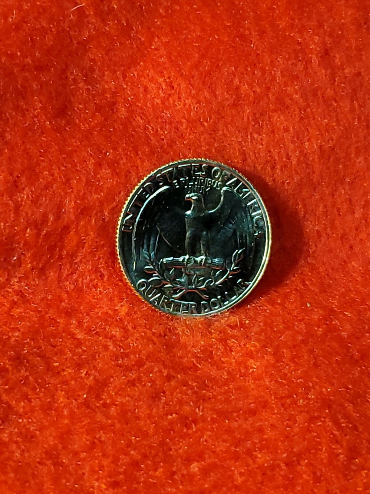 1972 D uncirculated Washington Quarter #82