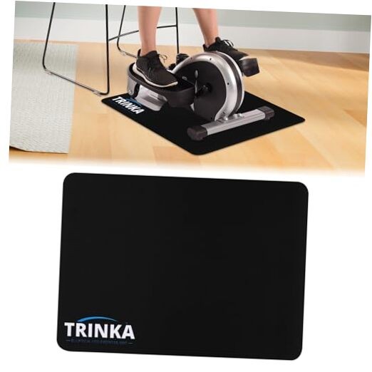 Non-Slip Workout Mat for Under Desk Elliptical Machine, Mats for Exercise