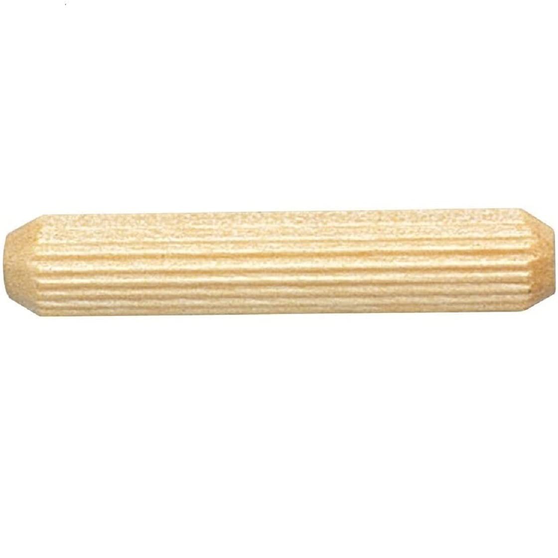 20 Pack 1/2 x 3 Inch Fluted Wood Dowel Pins Furniture Cabinetry Crafts