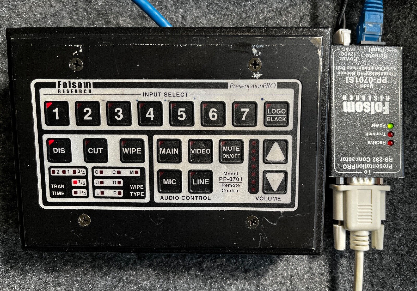 Folsom Research Presentation Pro PS2001 AV Network Switch with Remote Controller