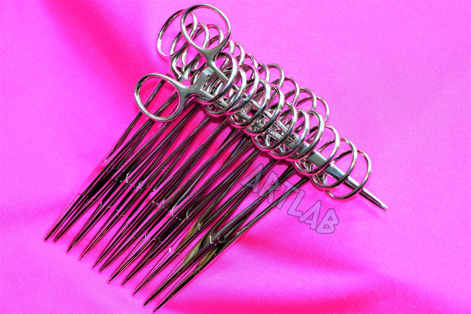 12 PC MOSQUITO HEMOSTAT FORCEPS 5" STRAIGHT STAINLESS STEEL SURGICAL MEDICAL
