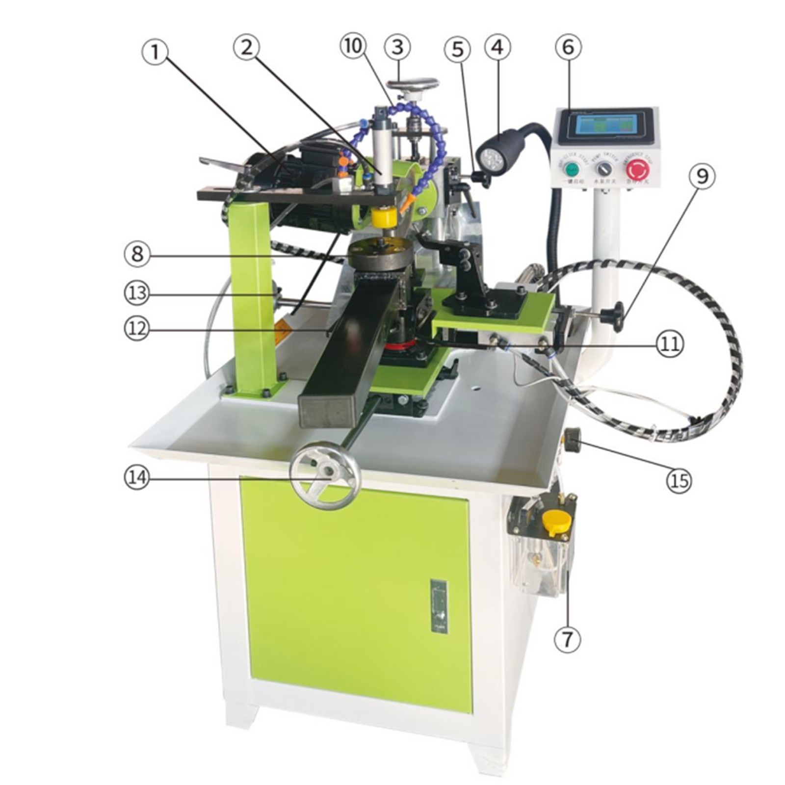 CNC Automatic Saw Blade Grinder 220V Touch Screen Alloy Circular Saw Sharpener