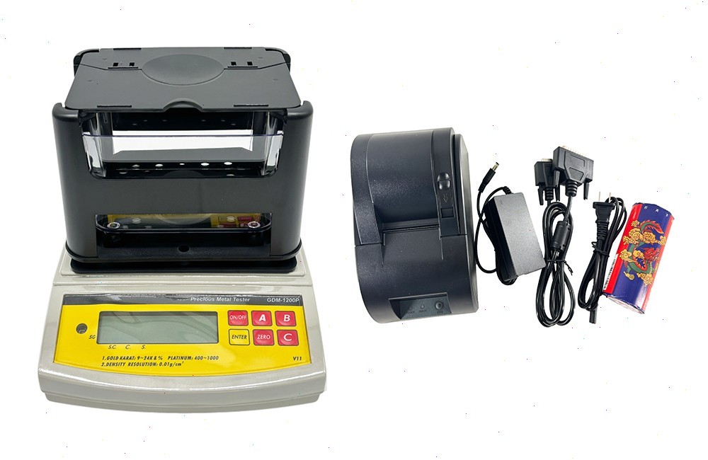 Gold Purity Tester with Weight 1200g Resolution 0.01g K Value 9~24K with Printer