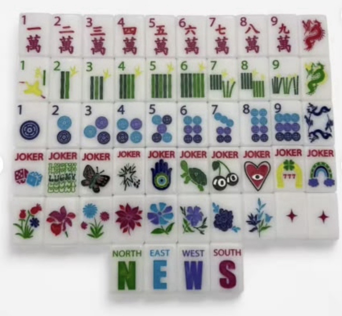 Lucky Charms Mahjong Tiles