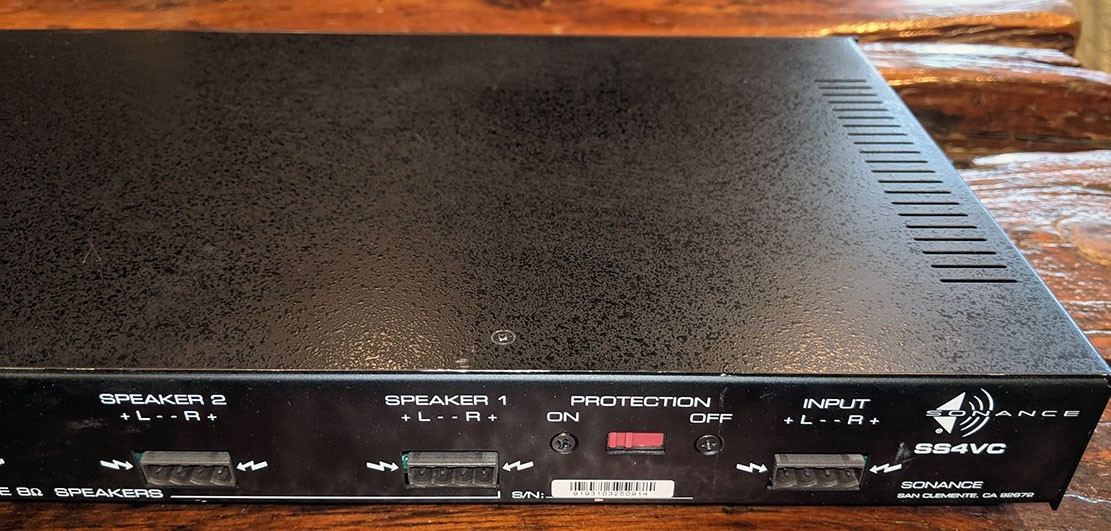 Sonance SS4VC 4-Zone Stereo Speaker Selector With Separate Volume Controls
