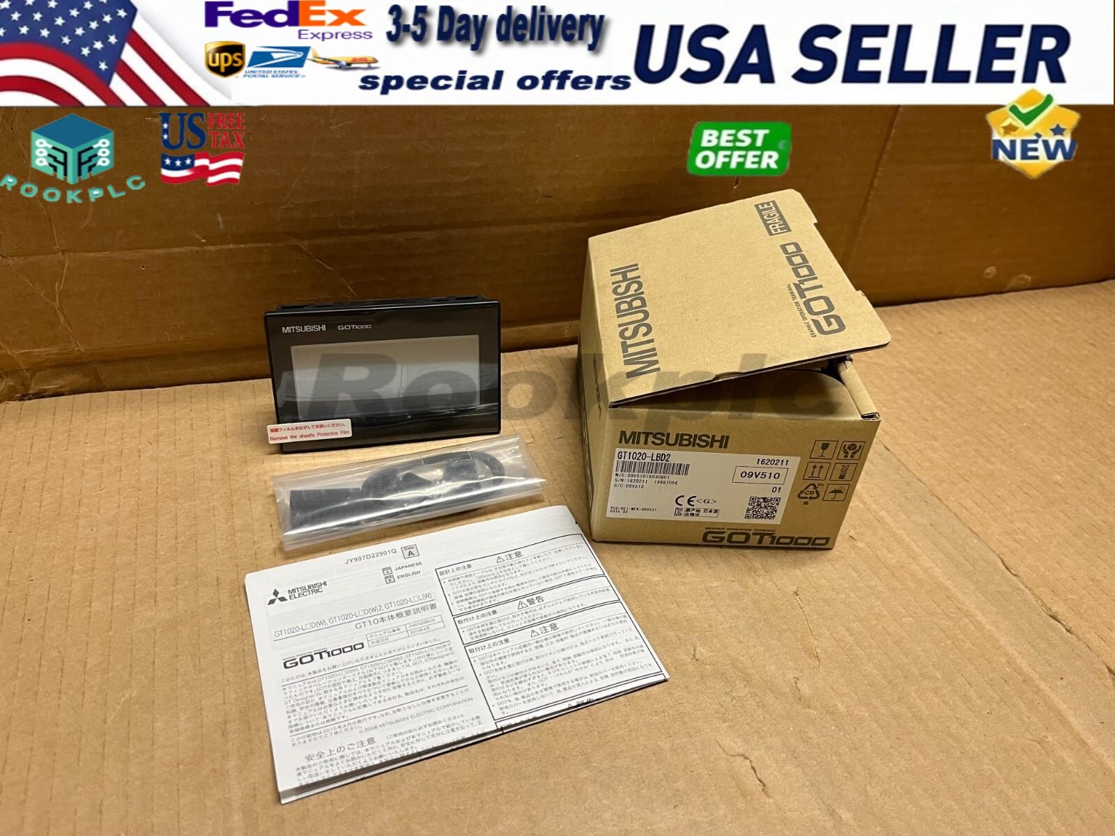GT1020-LBD2 Mitsubishi NEW In Box Operator Interface HMI Touchscreen GT1020LBD2