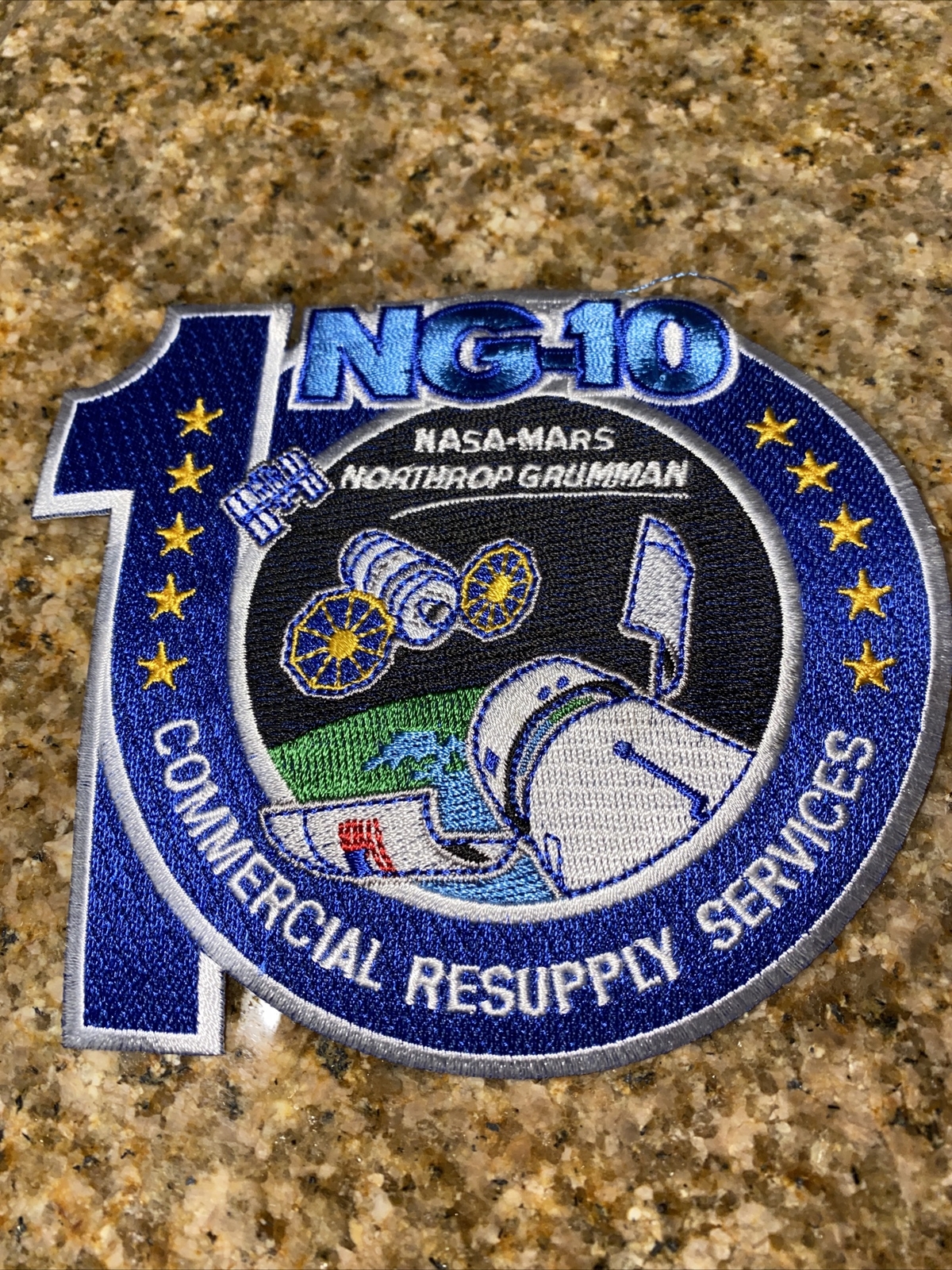 Original NASA Northrop Grumman NG-10 ISS Commercial Resupply Services Patch