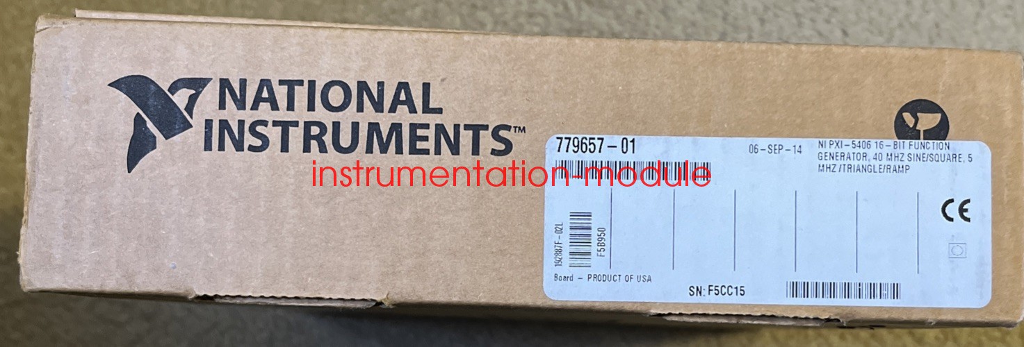 National Instruments NI PXI-5406 PXI Signal Generator 16-Bit 40 MHz FGEN NEW