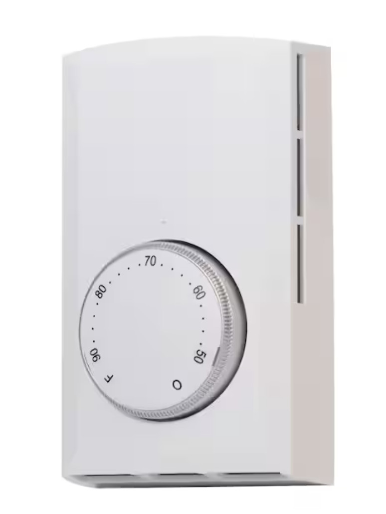 Cadet 120/240/208-volt Mechanical Non-programmable Thermostat-NOB