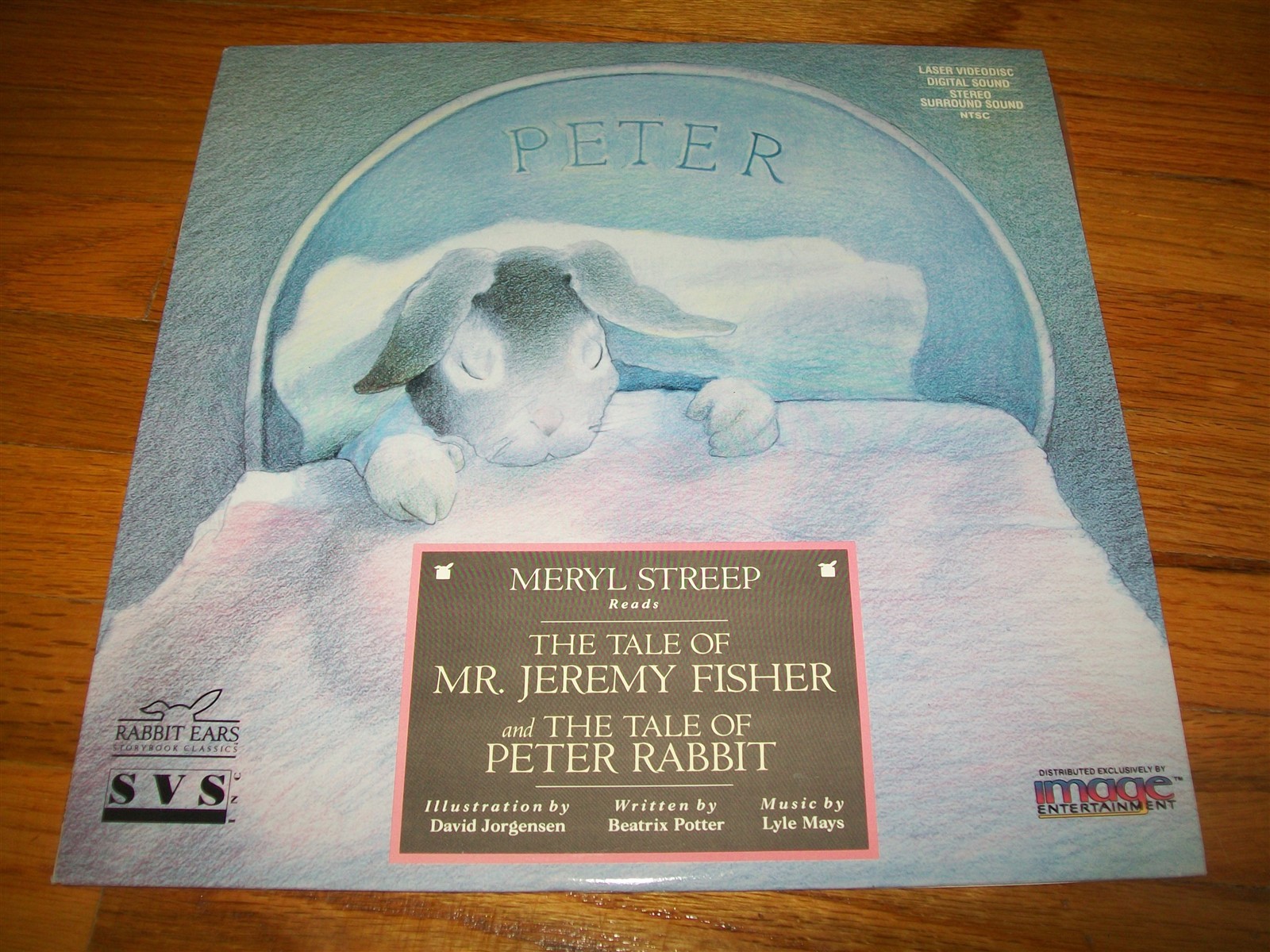 THE TALE OF MR. JEREMY FISHER and THE TALE OF PETER RABBIT LD RARE MERYL STREEP