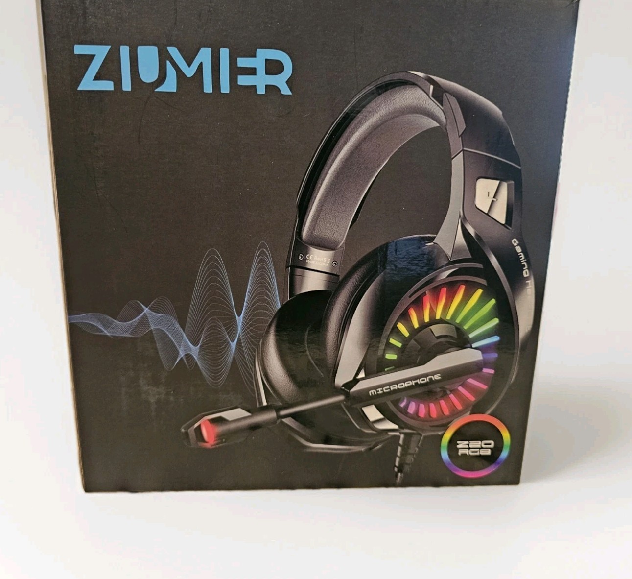 ZIUMIER Z20 Black Gaming Headset for PC PS4 PS5 Xbox One Controller Wired NEW