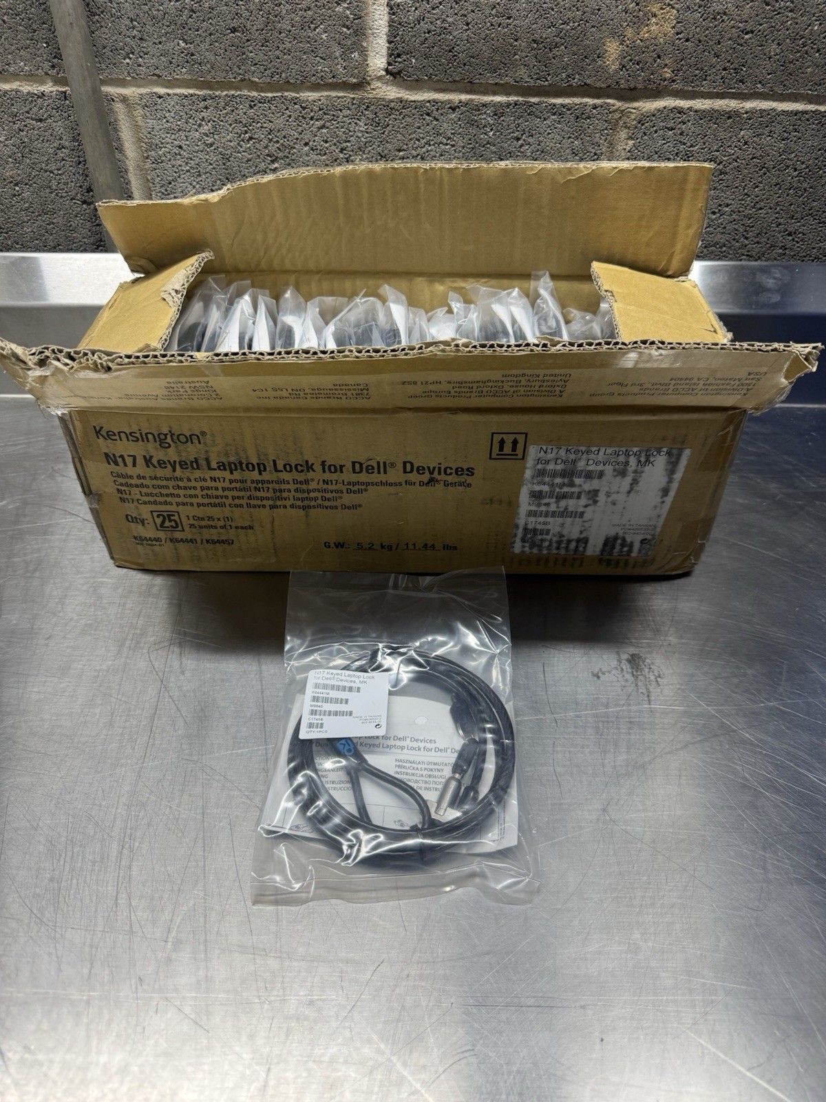 Kensington N17 Dell Laptop Lock - Keyed (K64441M) K64440 K64457 Lot Of 24 Pieces