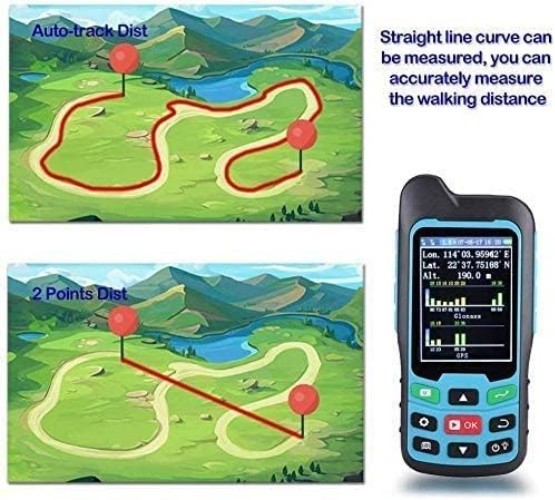 Versatile 2.4" LCD Handheld GPS with USB Connectivity for Surveying Needs