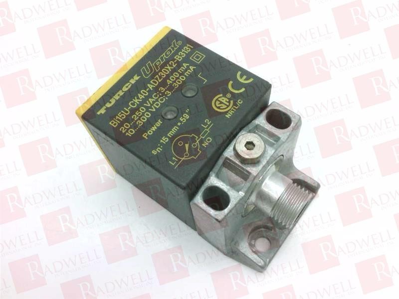 TURCK BI15U-CK40-ADZ30X2-B3131 W/BS2.1 / BI15UCK40ADZ30X2B3131WBS21 (USED)