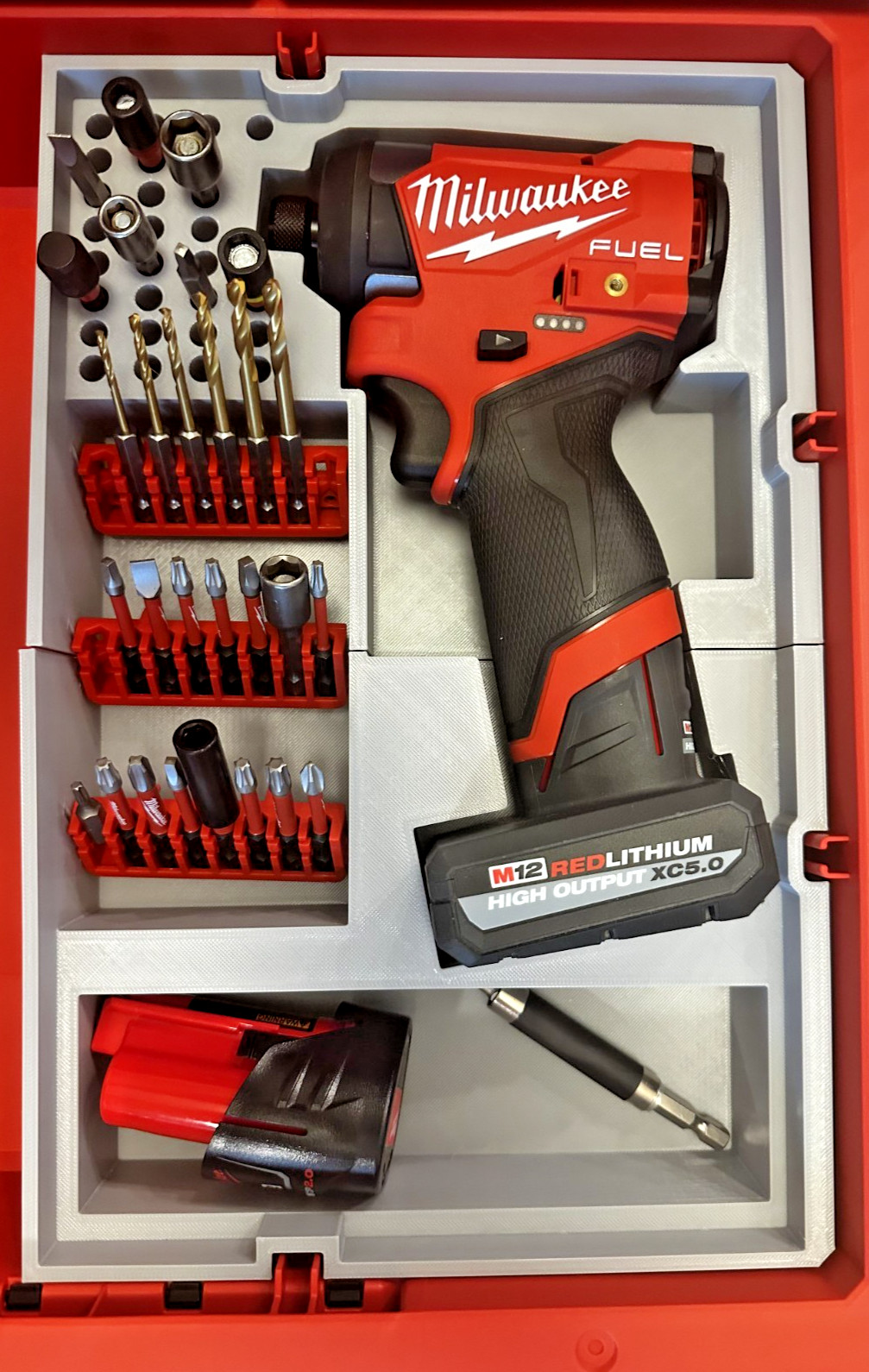 Milwaukee M12 Drill & Driver 3 Drawer Packout Inserts