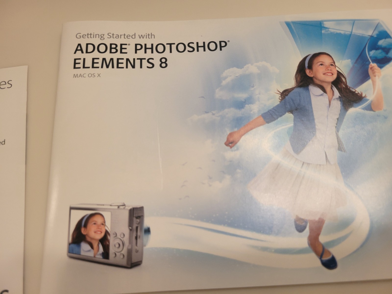Adobe Photoshop Elements 8 Software Disc w/ Serial Number For Mac OS