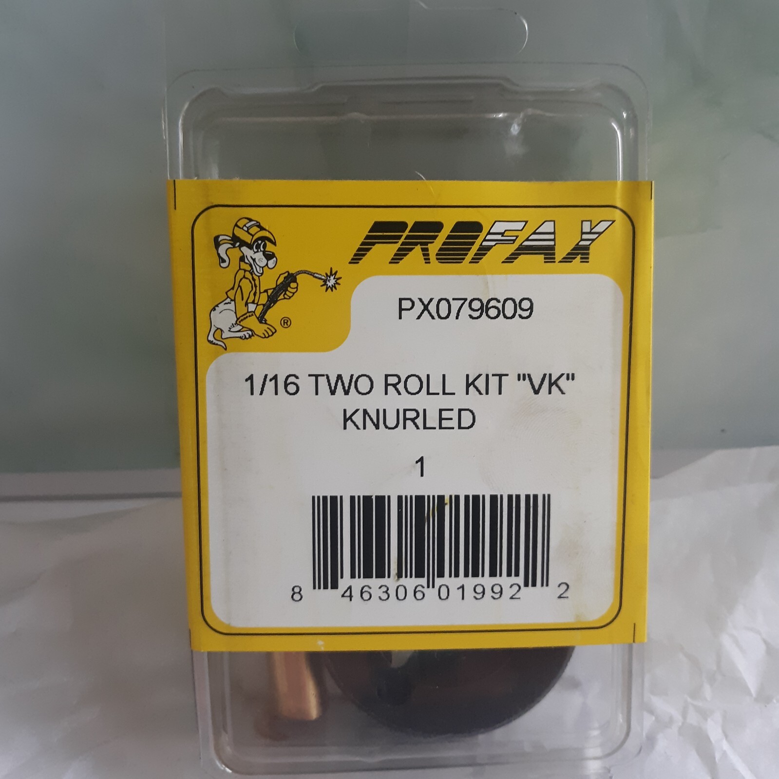 Profax PX079609 1/16 Two Roll Kit VK Knurled