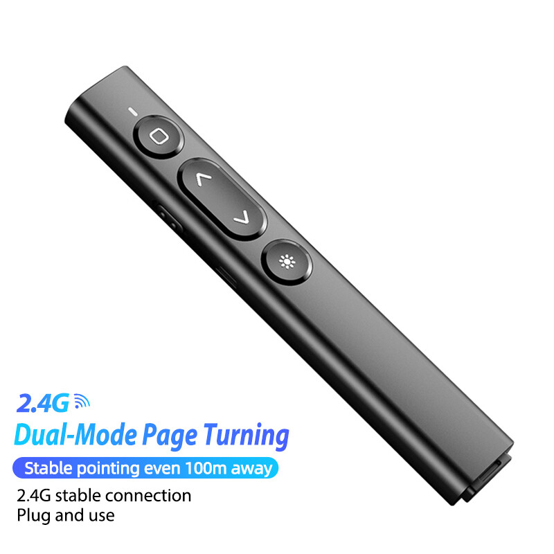 Laser PPT Pointer Pen Strong Battery Life No Delay 200mA USB Wireless Presenter