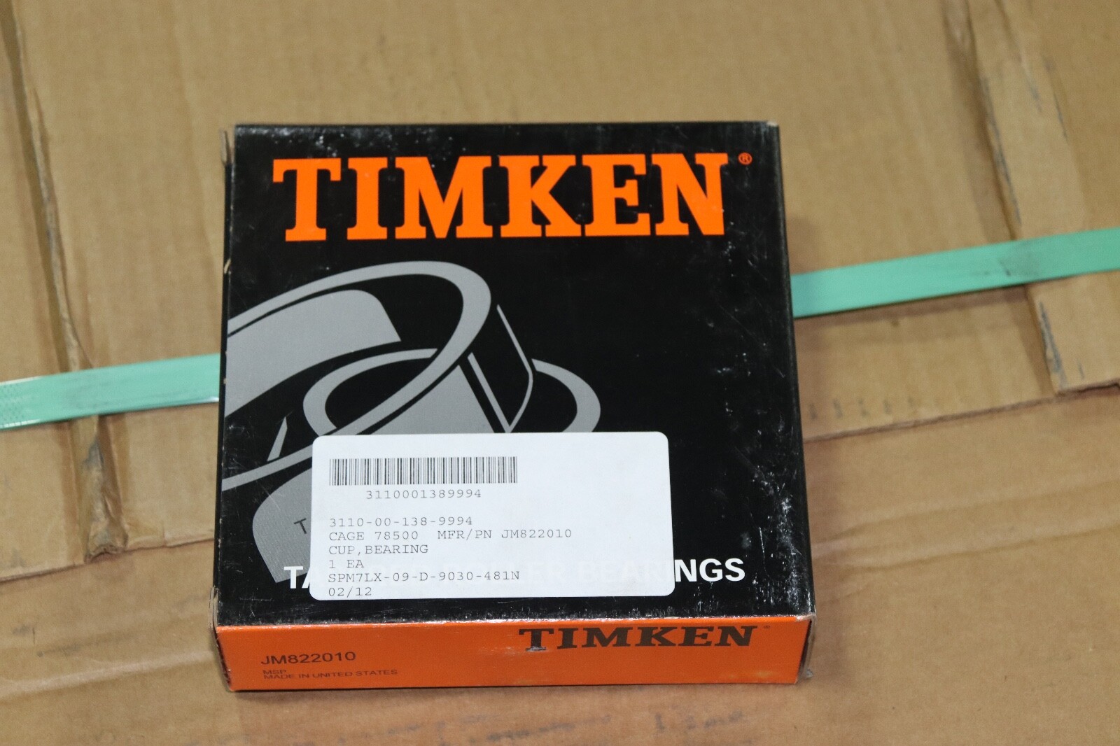 NEW Timken JM822010 tapered roller bearings