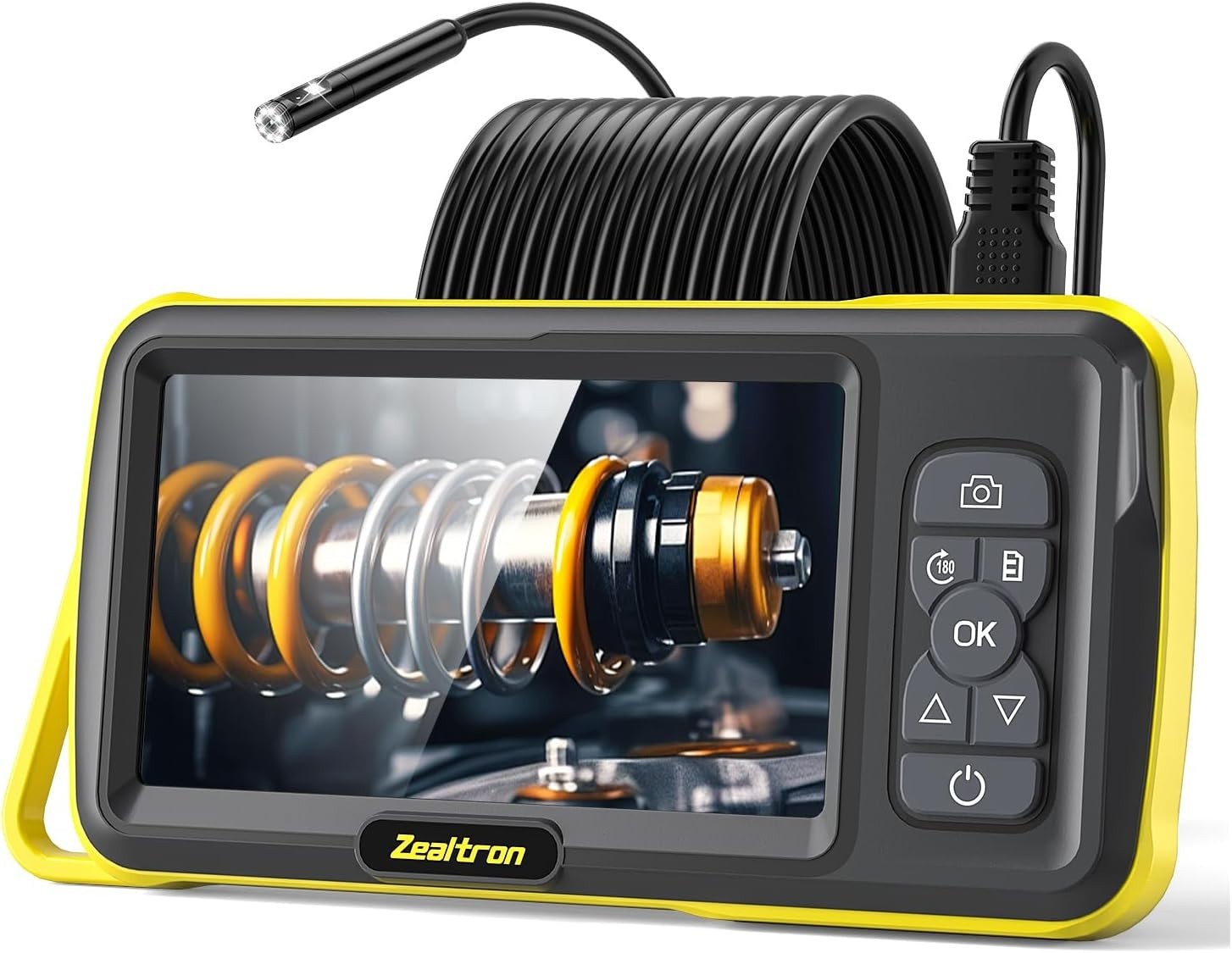 3.9mm Industrial Endoscope Camera Zealtron 4.3'' IPS Screen Digital Borescope