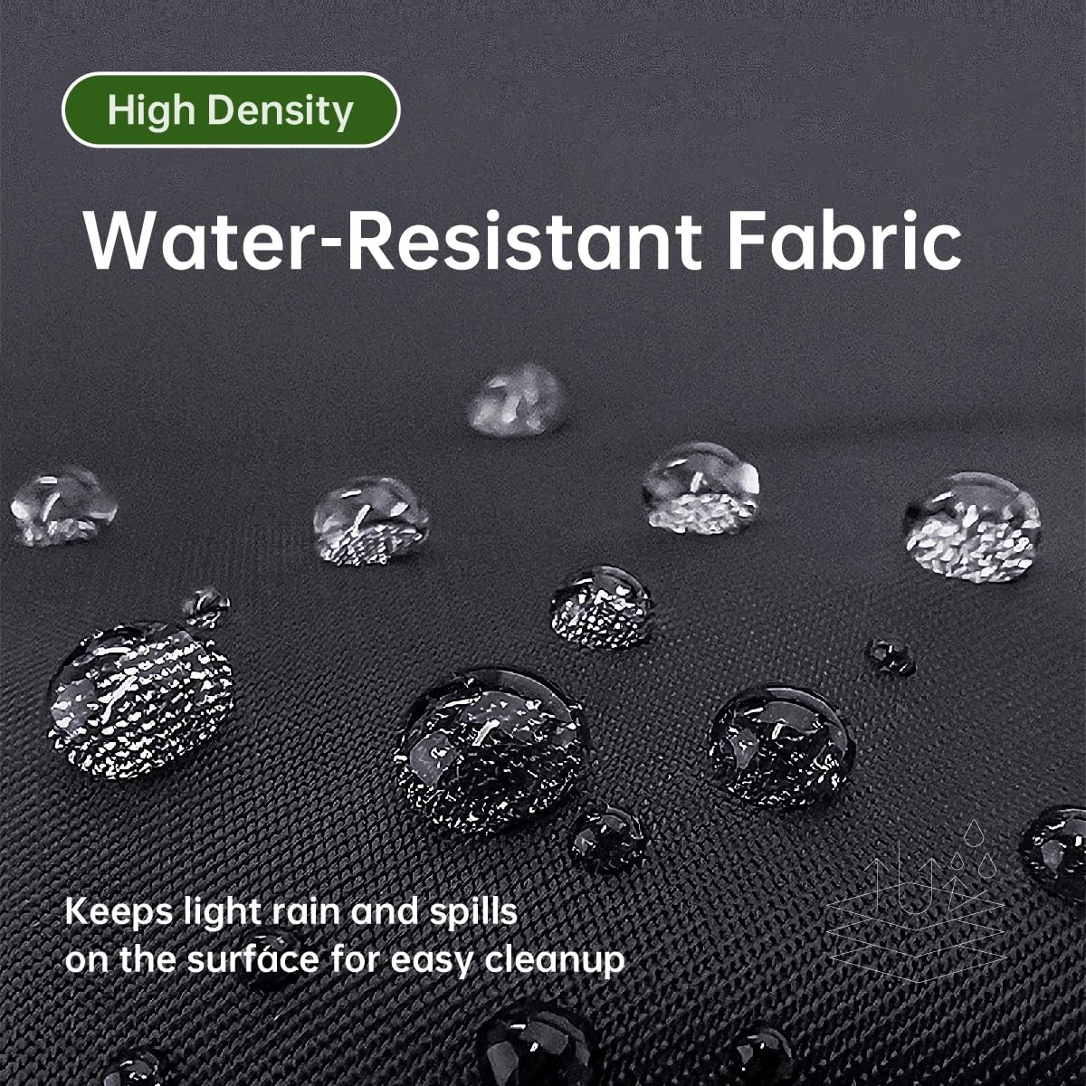 Heavy Duty Folding Chair Storage Bag Water-Resistant 43x9.8x29.5 Inch Black