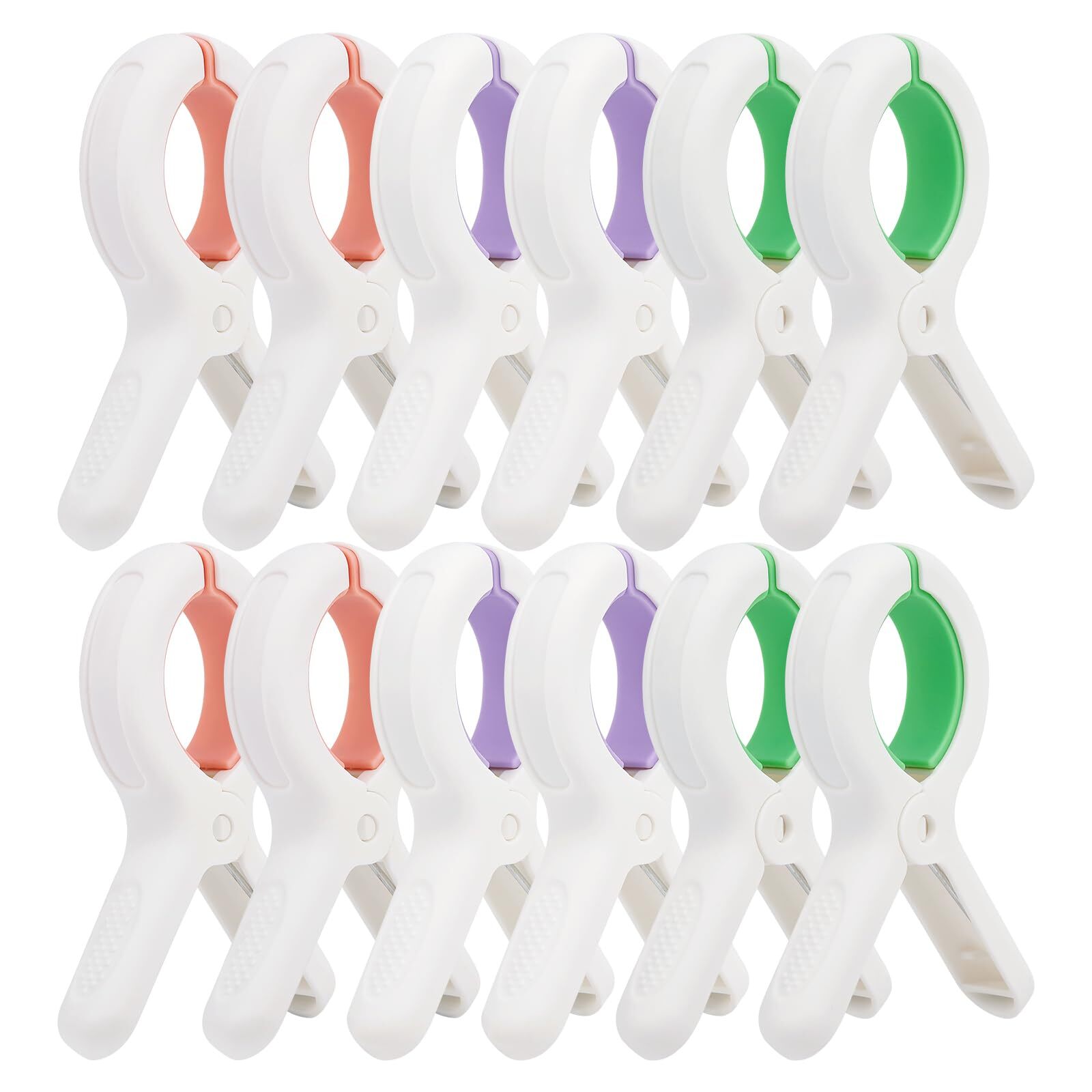 12 Pack Heavy Duty Beach Towel Clips for Beach Lounge Chairs Quilting