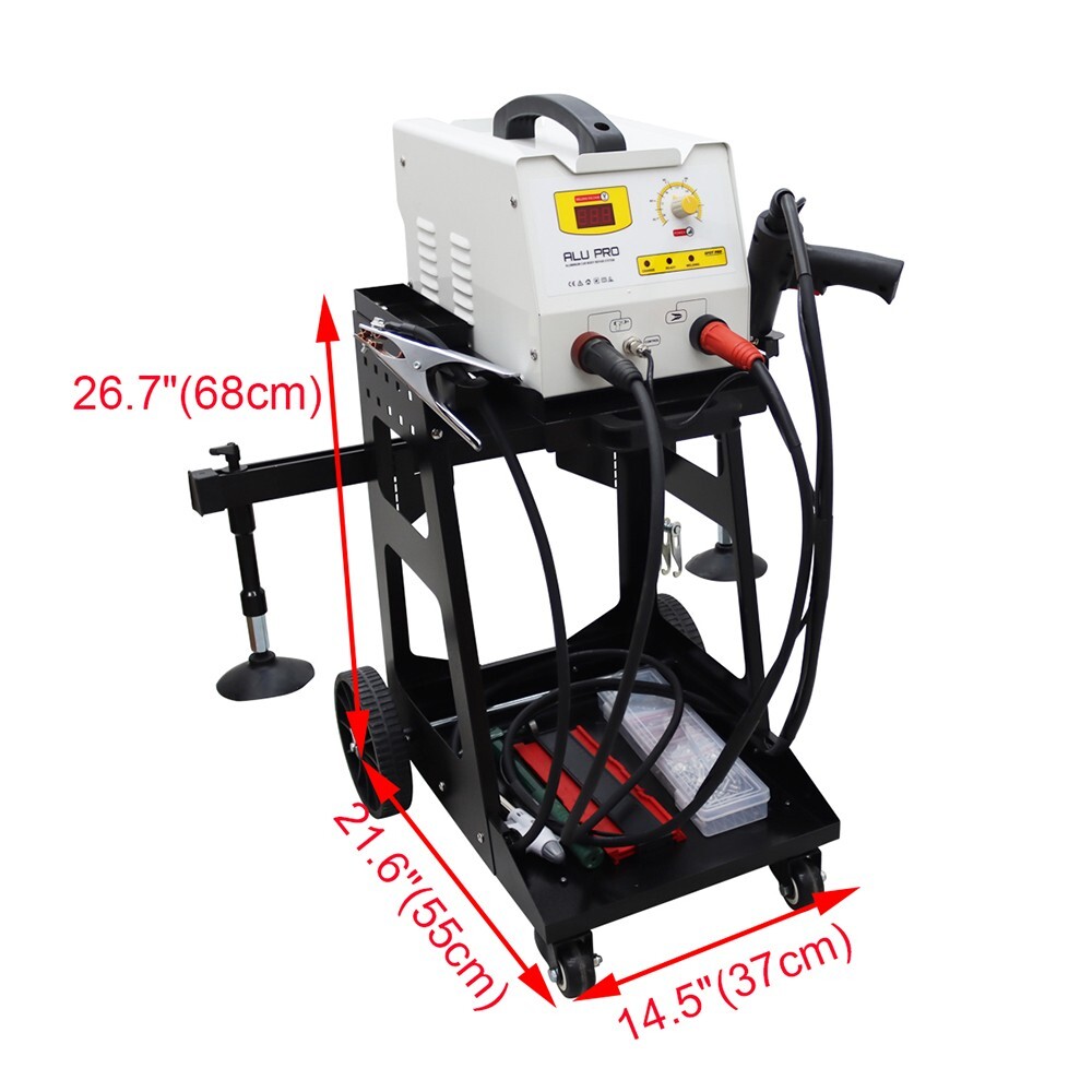 Aluminum Dent Pulling Machine Auto Body Dent Puller Welder Repair Machine 220V