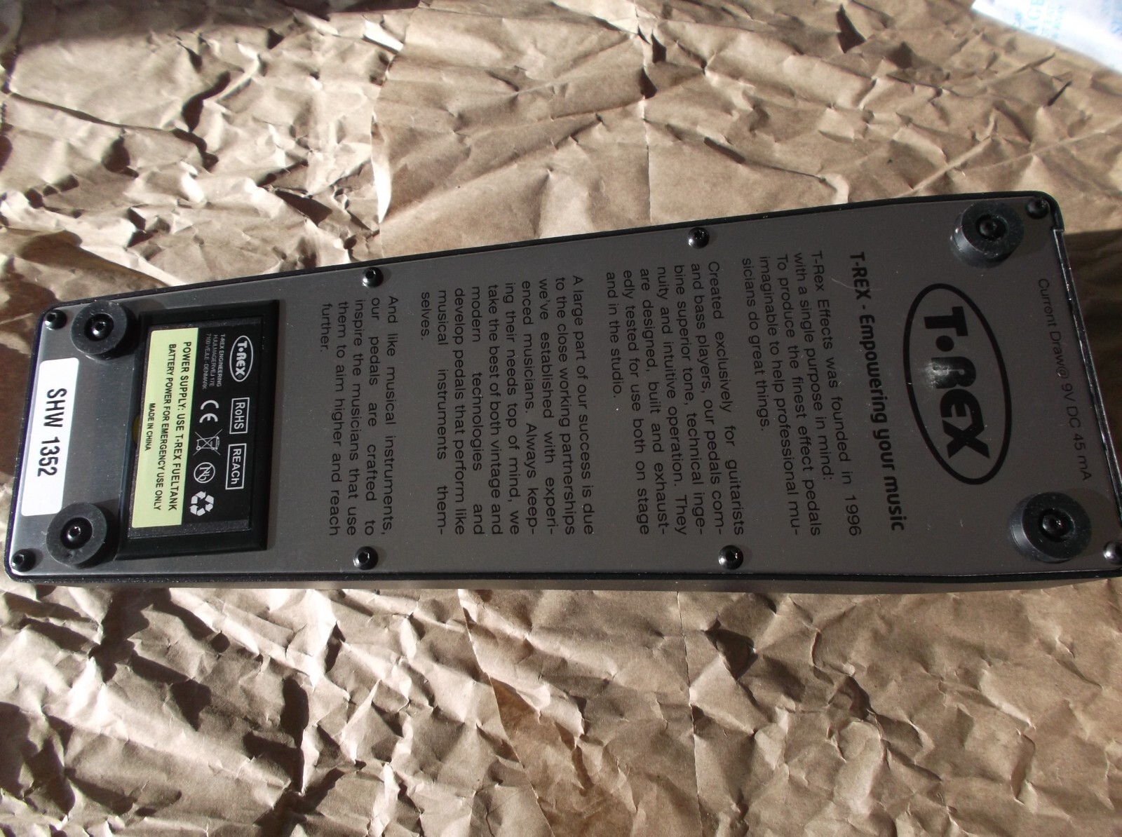 T-Rex The shafter WAH Guitar Effect Pedal