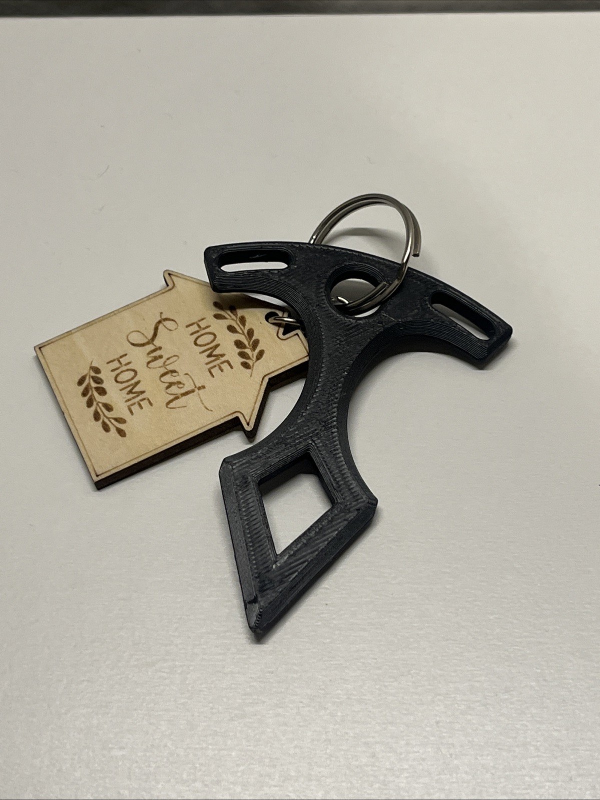 EDC Keychain Boat Anchor Model Tool - Green Undetectable Defense- Undetectable