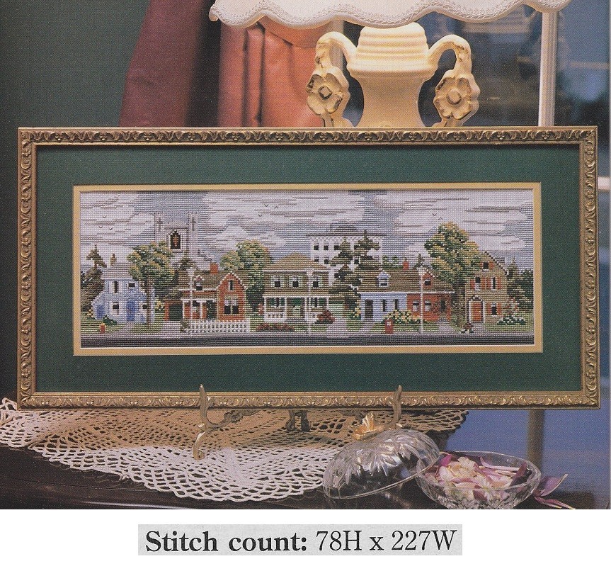 MAIN STREET  CROSS STITCH PATTERN ONLY - YD  SUQ