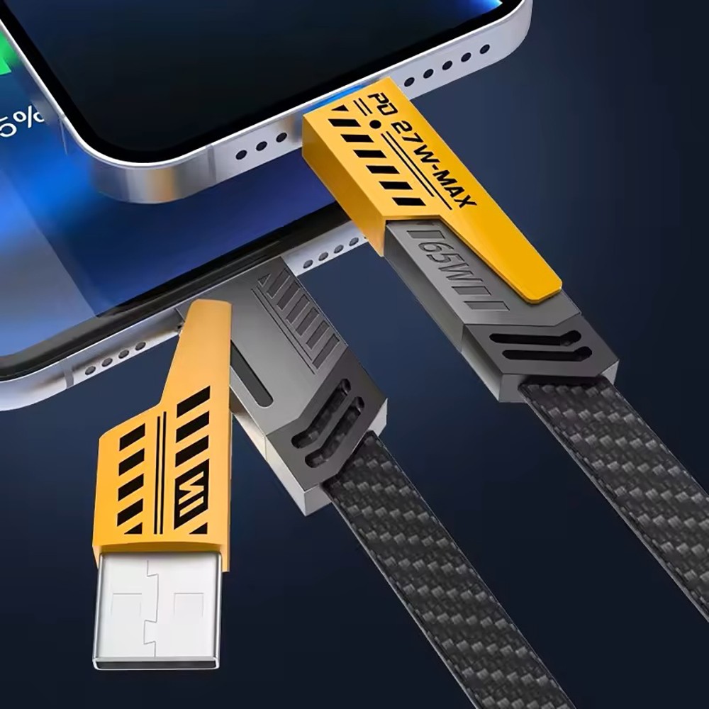 4-in-1 USB C Cable PD65W Fast Charging Data Sync Multi-Function for iPhone