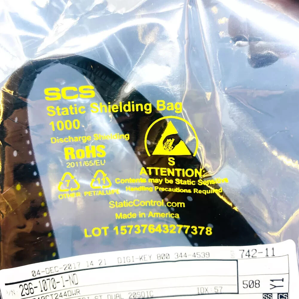 Texas Instruments SN74ACT244DWR IC Non-Inverting Buffer Dual 20 Pin, 25 Pcs
